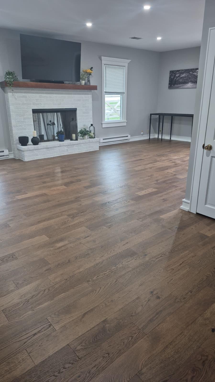 Remodeled living room